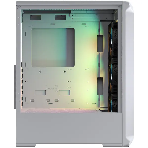 COUGAR | Archon 2 Mesh RGB (White) | PC Case | Mid Tower  Mesh Front Panel  3 x ARGB Fans  3mm TG Left Panel ( CGR-5CC5W-MESH-RGB ) 