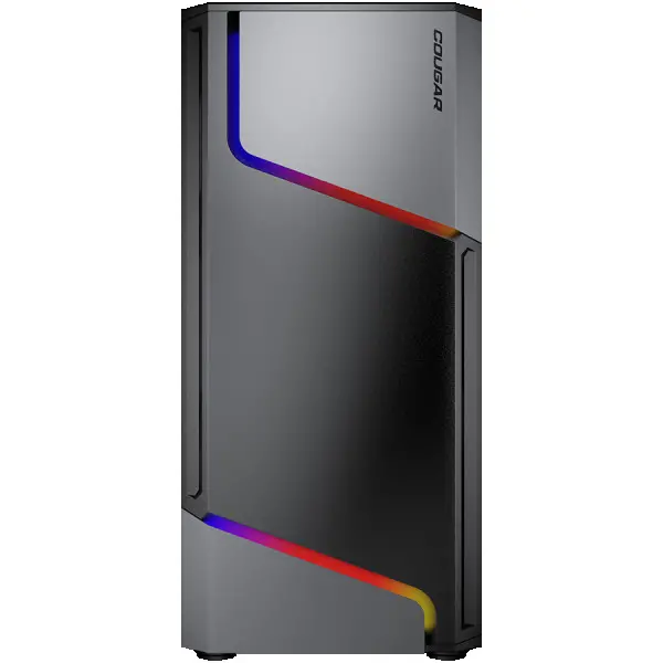 COUGAR | MX360 RGB | PC Case | Mid Tower  Metal Front Panel with ARGB strips  1 x ARGB Fan  TG Left Panel ( CGR-5CC6G-RGB ) 