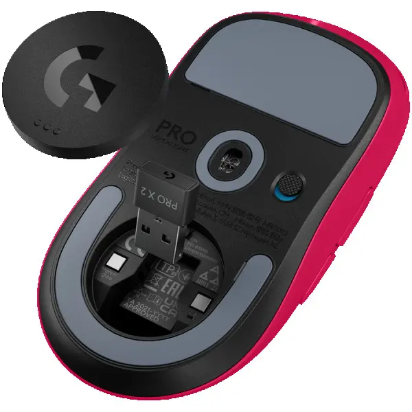 LOGITECH G PRO X SUPERLIGHT 2 LIGHTSPEED Gaming Mouse - MAGENTA ( 910-006797 ) 