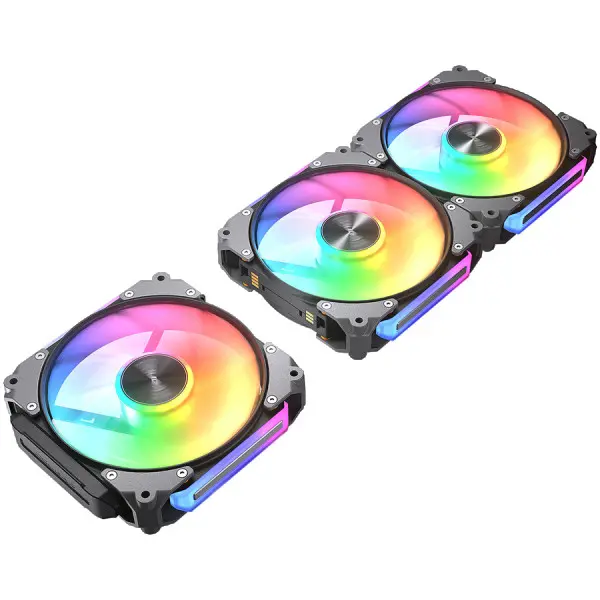 COUGAR Apolar 120 ARGB (3 pcs pack)  Elite Universal Modular Fan (3pcs pack)  Black ( CF-APR12HB3-RGB ) 