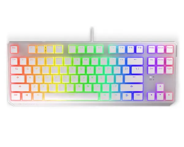 ENDORFY Thock TKL Pudding Onyx White Red RGB tastatura (EY5A009) 