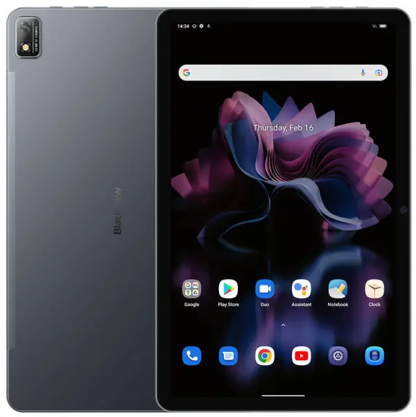 Tablet 11 Blackview Tab 16 4G LTE 2000x1200 FHD+ IPS/8GB/256GB/13MP-8MP/Android 12/Gray