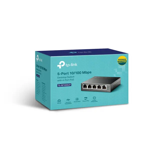 LAN Switch TP-LINK TL-SF1005LP 10100 5port (4 PoE)