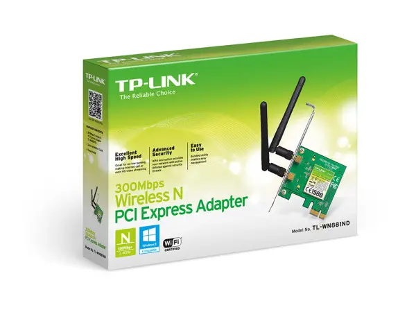 LAN MK TP-LINK TL-WN881ND 300MBS PCI EXPRESS