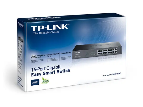 Svič 10/100/1000 16-port TP-Link TL-SG1016DE