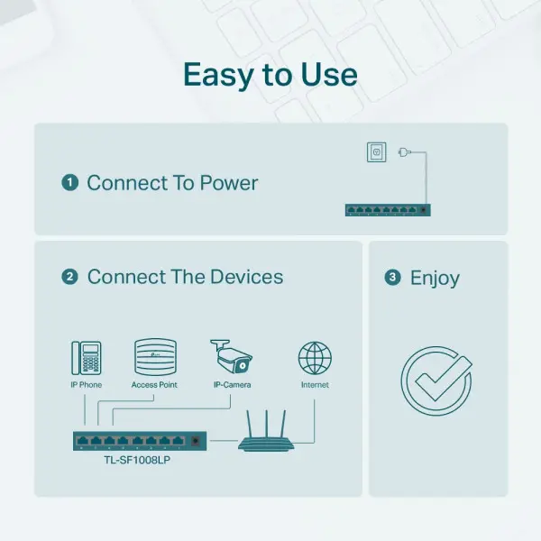 LAN Switch TP-LINK TL-SF1008LP 10100 8port4PoE