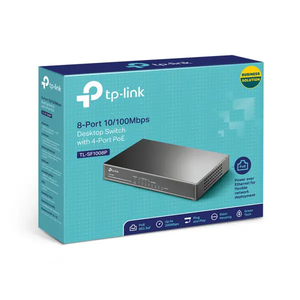 LAN Switch TP-LINK TL-SF1008P PoE 8port 10100Mbs