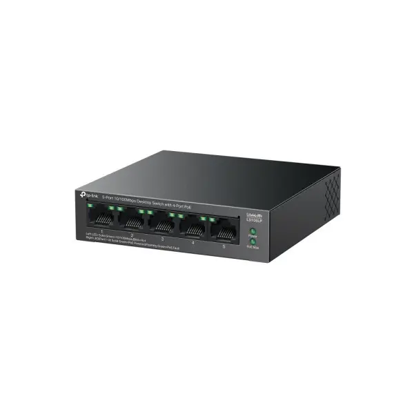 Switch TP-LINK LS105LP 5port 101001000Mbps4-PoE metalno kućište
