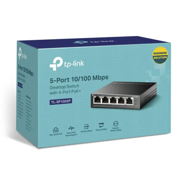 LAN Switch TP-LINK TL-SF1005P PoE 5-port 10100