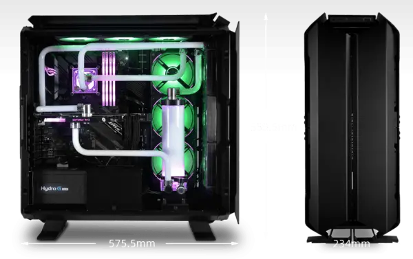 Kuciste Lian Li Odyssey X EATX Full Black, TR-01X