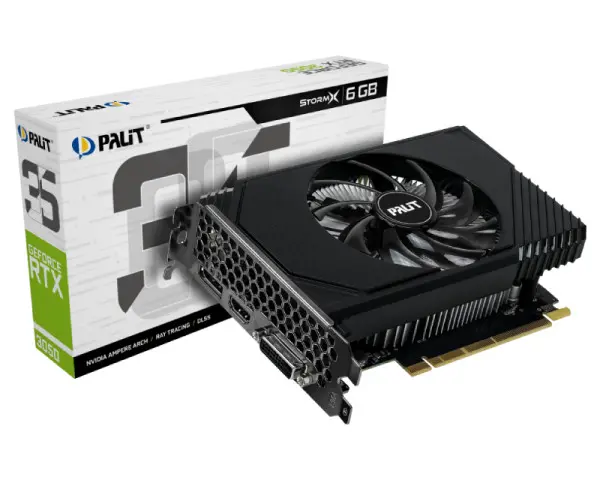 SVGA Palit GeForce RTX3050 StormX 6GB GDDR6, NE63050018JE-1070F