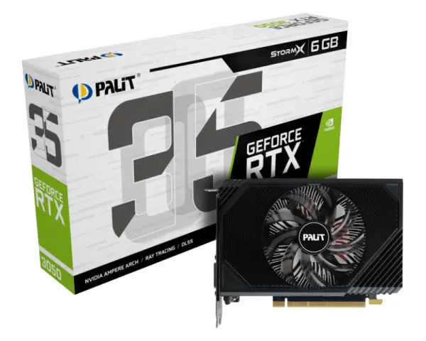 SVGA Palit GeForce RTX3050 StormX 6GB GDDR6, NE63050018JE-1070F