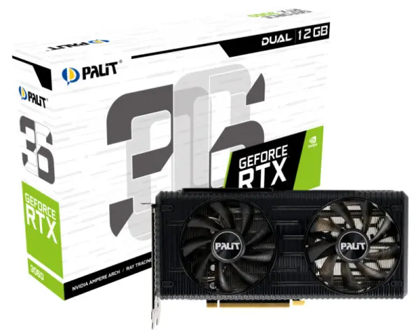 PALIT nVidia GeForce RTX 3060 Dual 12GB 192bit 128bit RTX3060 Dual grafička karta
