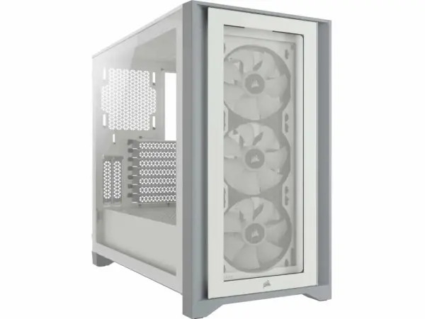 Kućište CORSAIR iCUE 4000X Mid-TowerATXkaljeno staklobez napajanjaRGBbela' ( 'CC-9011205-WW' ) 