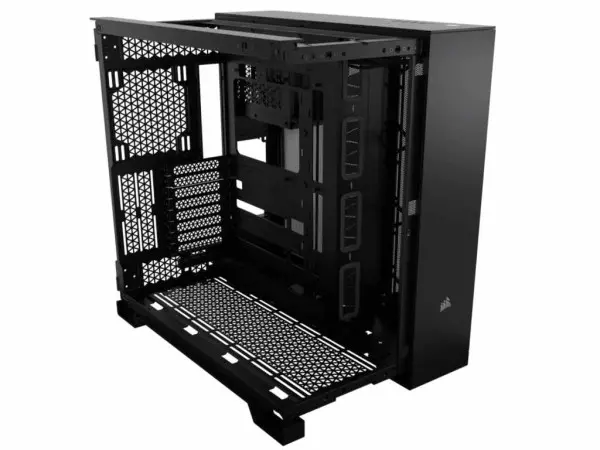 Kućište CORSAIR 6500D AIRFLOW Mid-TowerATXkaljeno staklobez napajanjacrna' ( 'CC-9011259-WW' ) 
