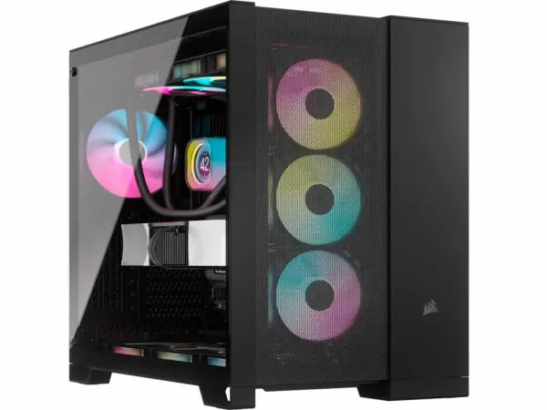 Kućište CORSAIR 6500D AIRFLOW Mid-TowerATXkaljeno staklobez napajanjacrna' ( 'CC-9011259-WW' ) 
