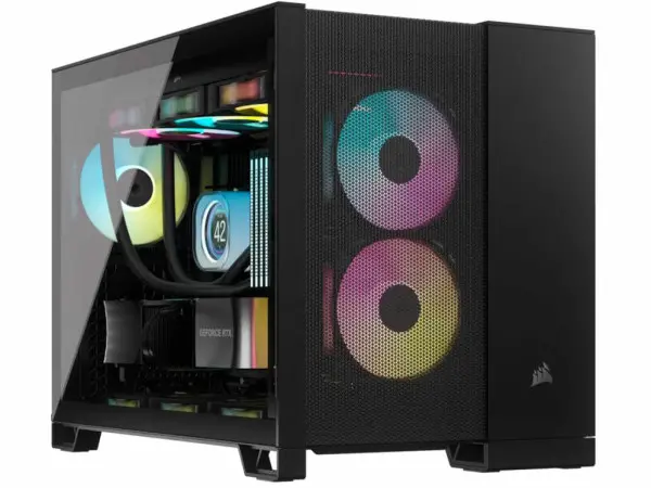 Kućište CORSAIR 2500D AIRFLOW Mid-TowerATXkaljeno staklobez napajanjacrna' ( 'CC-9011263-WW' ) 
