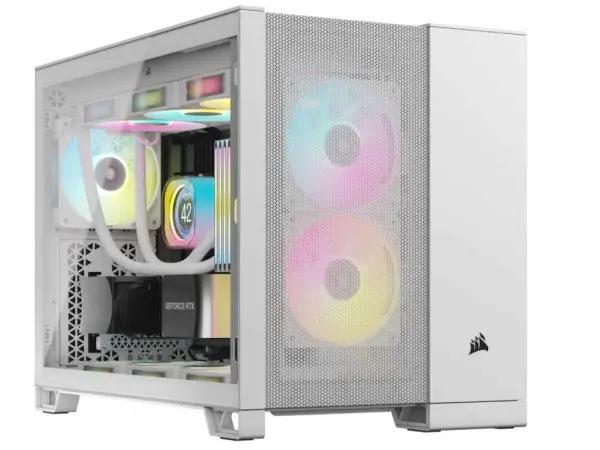 Kućište CORSAIR 2500D AIRFLOW Mid-TowerATXkaljeno staklobez napajanjabela' ( 'CC-9011264-WW' ) 