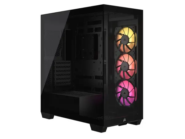 Kućište CORSAIR 3500X Mid-TowerATXkaljeno staklobez napajanjaARGBcrna' ( 'CC-9011278-WW' ) 