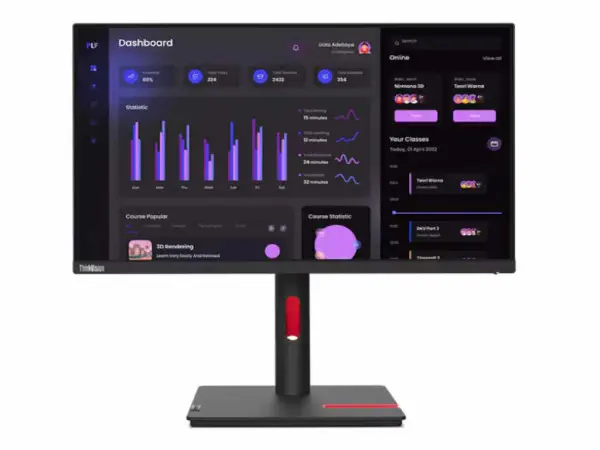 Monitor LENOVO ThinkVison T24i-30 23.8''IPS1920X108060Hz4msHDMI,DP,VGA,USBswivel,pivot,heigh' ( '63CFMAR3EU' ) 