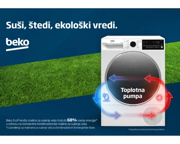 BEKO BM3T38240W ProSmart inverter mašina za sušenje veša 