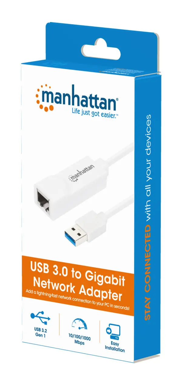 USB adapter Manhattan 506847 USB 3.0 - LAN 101001000