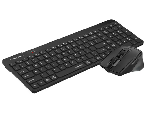 A4 TECH FG2400 AIR2 FSTYLER Wireless Combo USB YU crni set 