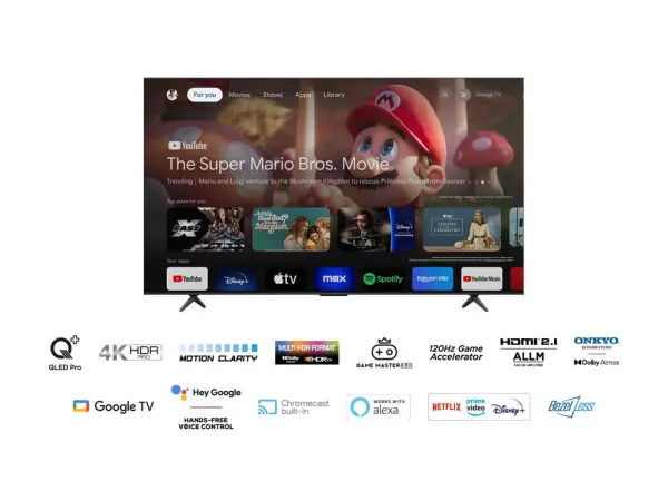 Televizor TCL 85C655QLED85''4K UHD60HzGoogle TVcrna' ( '85C655' ) 