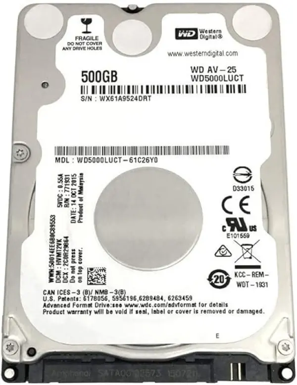 HDD 2.5 * 500GB SET USB 3.0 SATA eksterno kuciste + 500GB WD5000LUCT SEAGATE EE2-U3S9-6 (1899)