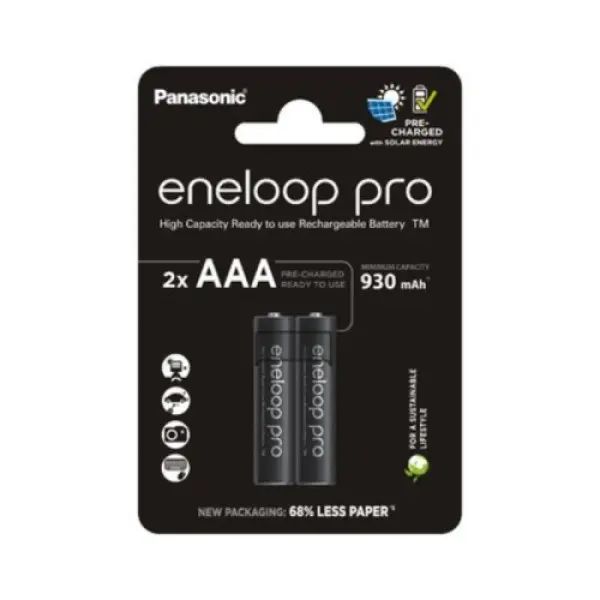 Panasonik baterija Eneloop pro AAA(BK-4HCDE/2BE) 2 kom.