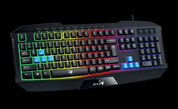GENIUS K215 Scorpion Gaming USB US crna tastatura