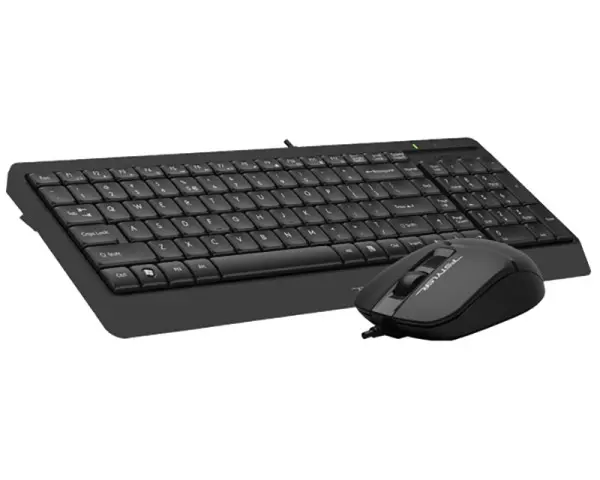 A4 TECH F1512S FSTYLER USB YU crna tastatura + USB crni miš 