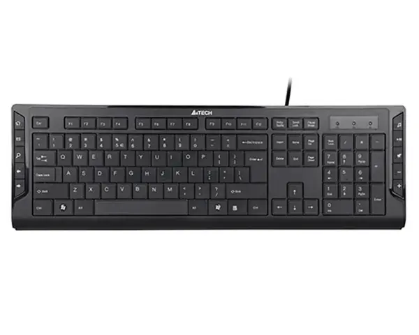 A4 TECH KD-600 X-SLIM USB US crna tastatura 
