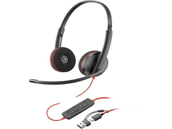 Slušalice HP Poly BW 3220 Stereo USB-C HS +USB-CAcrna' ( '8X228AA' ) 