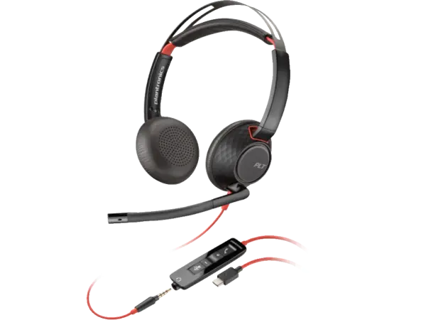 Slušalice HP Poly BW 5220 USB-C HS +3.5mmP +USB-CA8X231AAcrna' ( '8X231AA' ) 