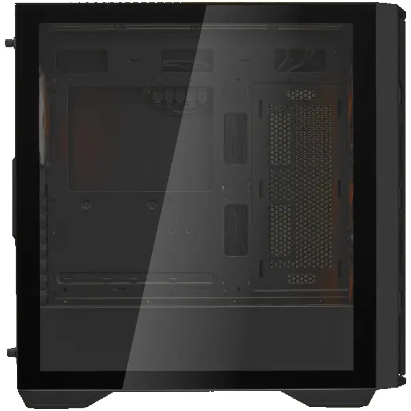COUGAR | Uniface RGB Black | PC Case | Mid Tower  Mesh Front Panel  4 x 120mm ARGB Fans  TG Left Panel  Black ( CGR-5C78B-RGB ) 