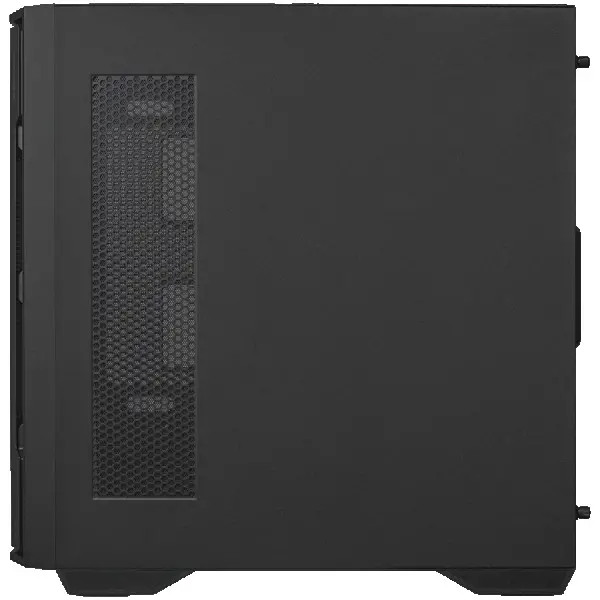 COUGAR | Uniface RGB Black | PC Case | Mid Tower  Mesh Front Panel  4 x 120mm ARGB Fans  TG Left Panel  Black ( CGR-5C78B-RGB ) 