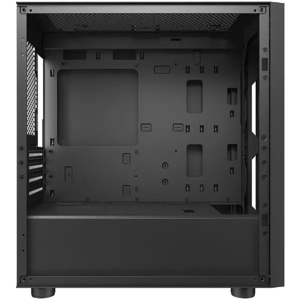 COUGAR | Uniface Mini Black| PC Case | Mini Tower  Mesh Front Panel  1 x  120mm Fan  TG Left Panel ( CGR-55C9B )