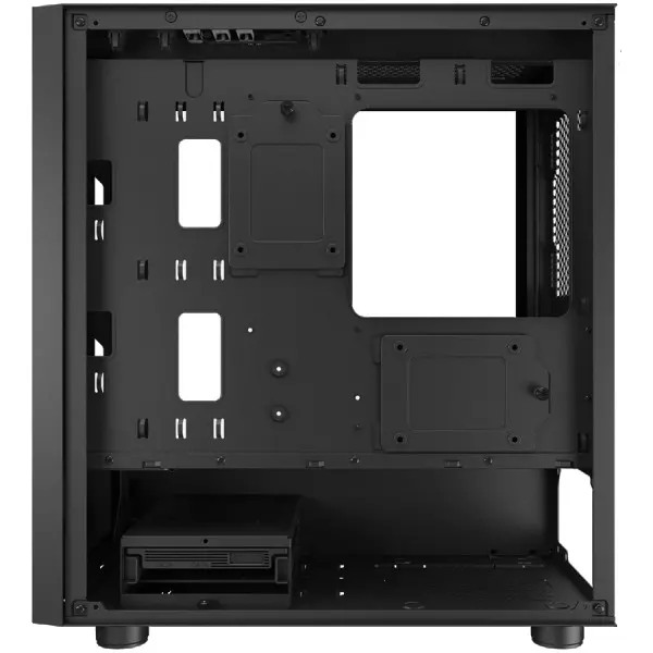 COUGAR | Uniface Mini Black| PC Case | Mini Tower  Mesh Front Panel  1 x  120mm Fan  TG Left Panel ( CGR-55C9B )