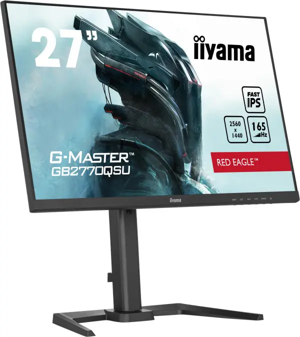 Monitor 27'' Iiyama G-master GB2770QSU-B5 IPS 2560x1440165Hz0.5msHDMiDPUSB