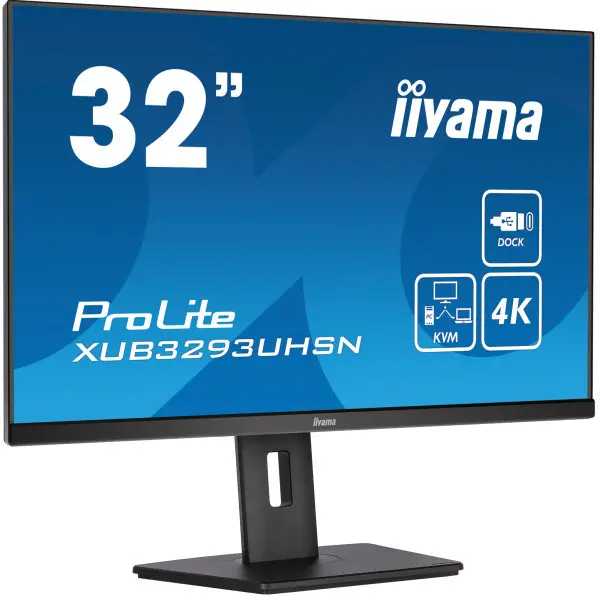 Monitor 31.5'' Iiyama XUB3293UHSN-B5 IPS 3840x216060Hz4msHDMIDPUSBRJ45zvuč  