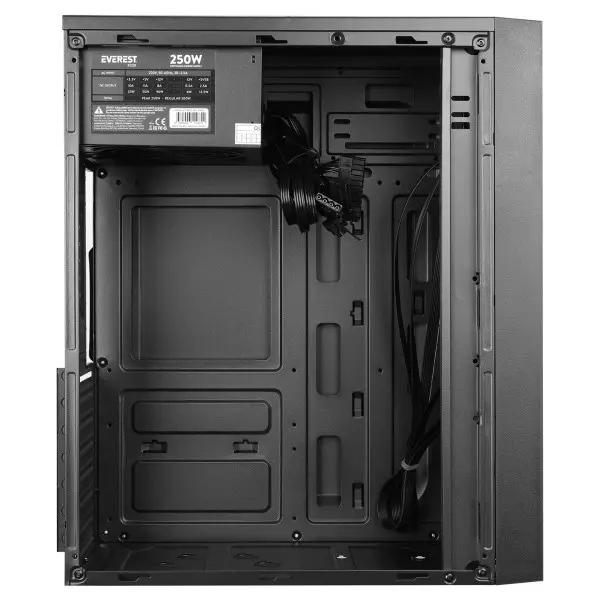 Kuciste Everest K220 Peak 250W 2*USB2.0+HD Audio Mid-Tower