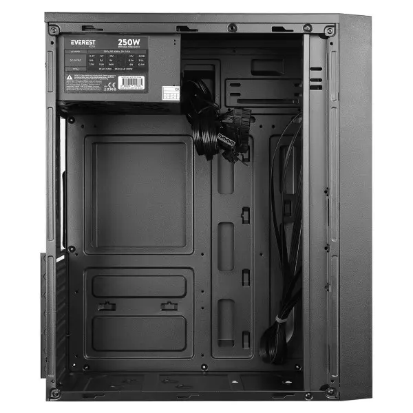 Kuciste Everest K210 Peak 250W 2*USB2.0+HD Audio Mid-Tower