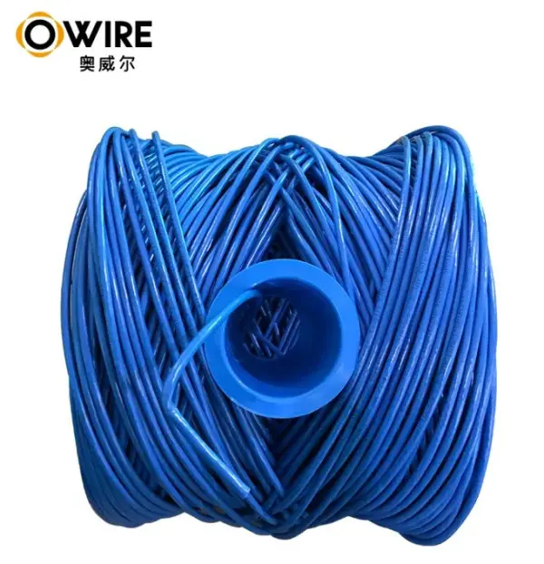 LAN UTP kabl OWIRE Cat6 SolidCCA0,56mmPlavi305m