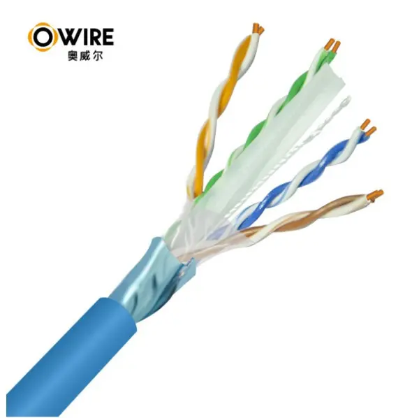 LAN FTP kabl OWIRE Cat6 SolidCCA0,56mmPlavi305m