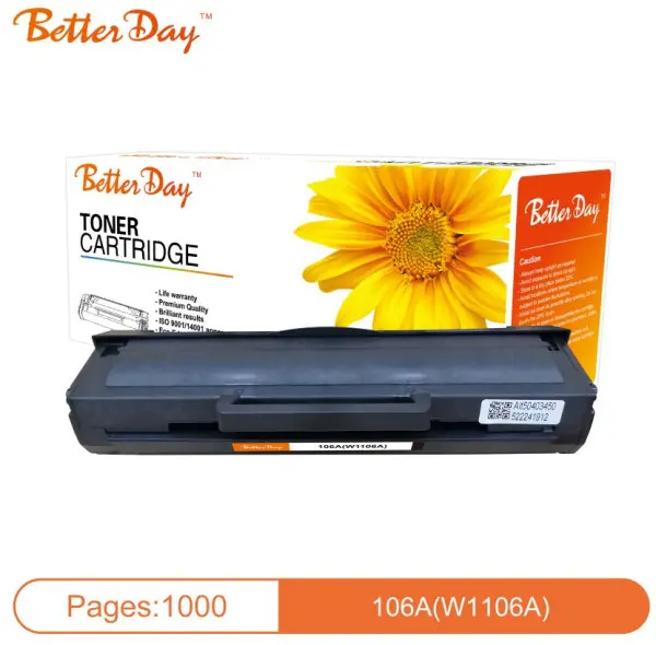 Toner BetterDay W1106A, 106A 107/135 zam. kaseta za HP 1k (sa cipom)