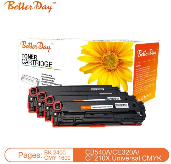 Toner BetterDay 541A/321A/211A CB541A,125A,CE321A,128A,CF211A,131A zam. kaseta za HP Cyan 1.6k