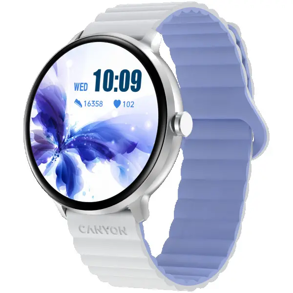 CANYON smart watch Jacky SW-69 White Blue ( CNS-SW69WB ) 
