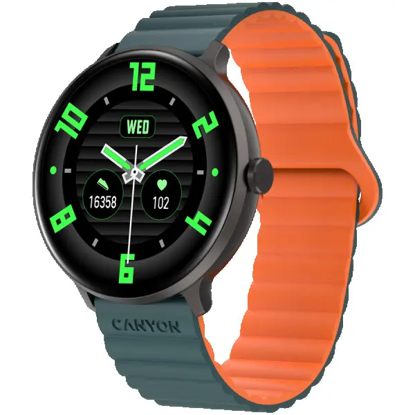 CANYON smart watch Jacky SW-69 Green Orange ( CNS-SW69BG ) 
