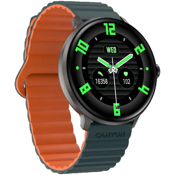 CANYON smart watch Jacky SW-69 Green Orange ( CNS-SW69BG ) 